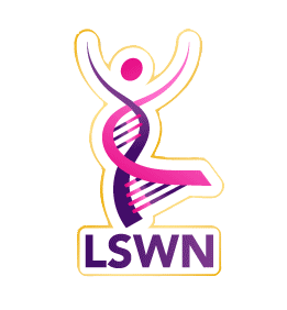 A digital preview of the LSWN pin a member receives. This logo ties in with our  mission.